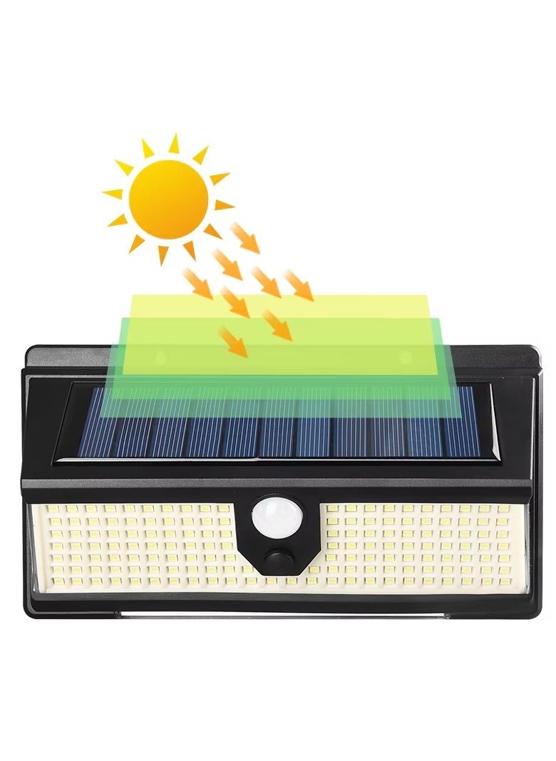 ELTRAZONE Solar Sensor Lamp 190 SMD CL-S190 – Outdoor Solar Wall Lamp with High-Efficiency LED Bulb, IP65 Waterproof Rating, PIR Motion Sensor for Automatic Lighting, Energy-Saving Solar Powered Light Ideal for Garden, Porch, Driveway, and Security  - Image 2