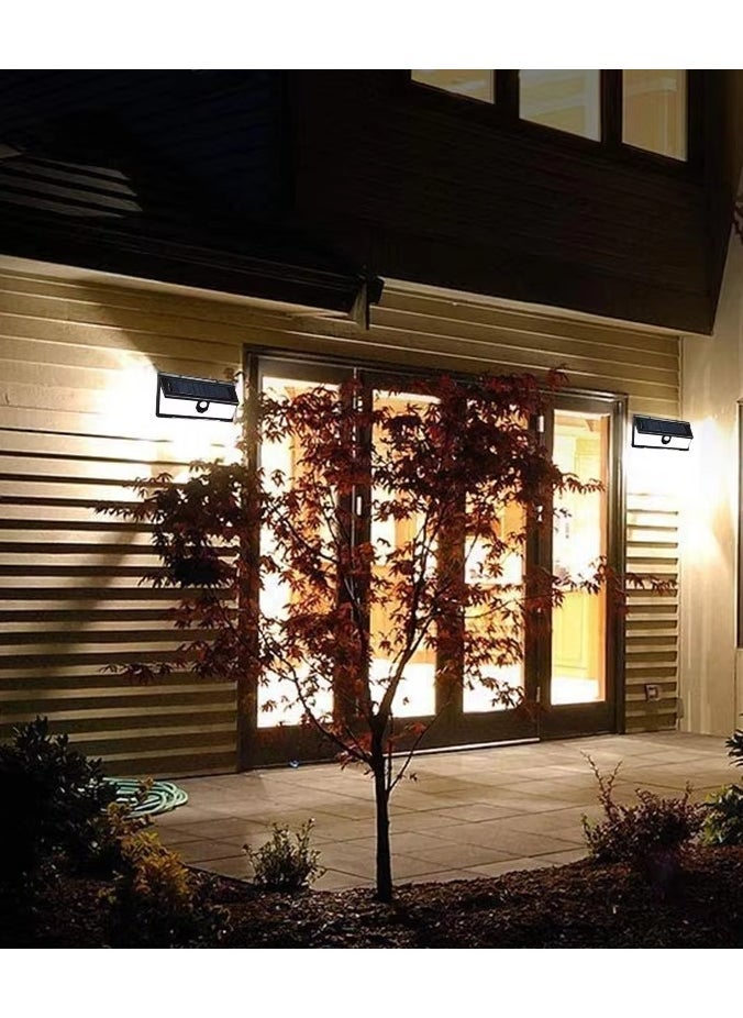 ELTRAZONE - Solar Sensor Lamp 190 SMD CL-S190 – Outdoor Solar Wall Lamp with High-Efficiency LED Bulb, IP65 Waterproof Rating, PIR Motion Sensor for Automatic Lighting, Energy-Saving Solar Powered Light Ideal for Garden, Porch, Driveway, and Security - Image 1