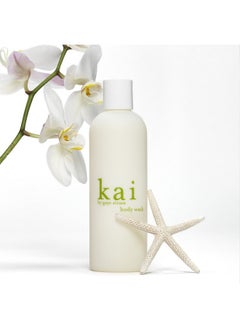 KAI kai Body Wash, 8 Fl Oz., foaming body wash with vitamin e, extracts of cucumber + comfrey, scented with the delicously, fresh + clean signature fragrance. vegan, cruelty free, made in the usa  - Image 2