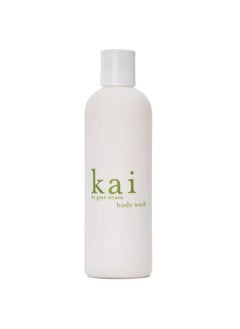 KAI kai Body Wash, 8 Fl Oz., foaming body wash with vitamin e, extracts of cucumber + comfrey, scented with the delicously, fresh + clean signature fragrance. vegan, cruelty free, made in the usa  - Image 1