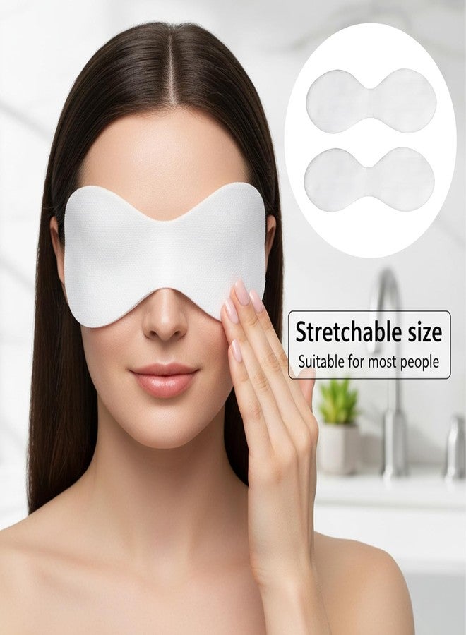 Styquenzer ستايكوينزر، ١٠٠ قطعة من أقنعة العين للاستخدام مرة واحدة، أغطية عناية بالعين غير منسوجة، أقنعة شفافة يمكنك صنعها بنفسك، قناع ورقي للعين، ضمادات للعين، ضمادات للأنف والوجه للعناية بالبشرة، لفافة سبا، تثبيت، كمادات رطبة منزلية - Image 5