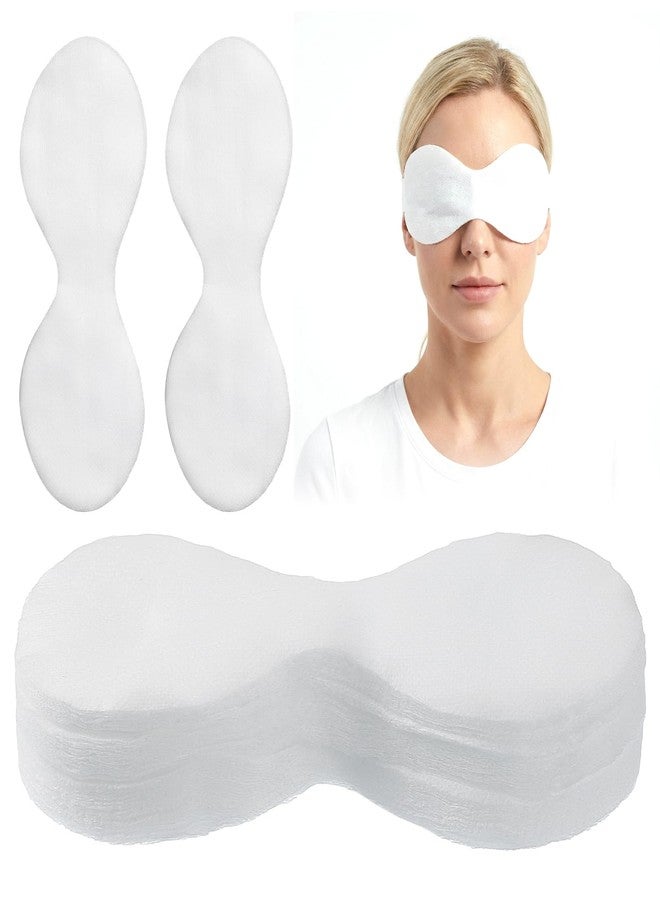 Styquenzer ستايكوينزر، ١٠٠ قطعة من أقنعة العين للاستخدام مرة واحدة، أغطية عناية بالعين غير منسوجة، أقنعة شفافة يمكنك صنعها بنفسك، قناع ورقي للعين، ضمادات للعين، ضمادات للأنف والوجه للعناية بالبشرة، لفافة سبا، تثبيت، كمادات رطبة منزلية - Image 1