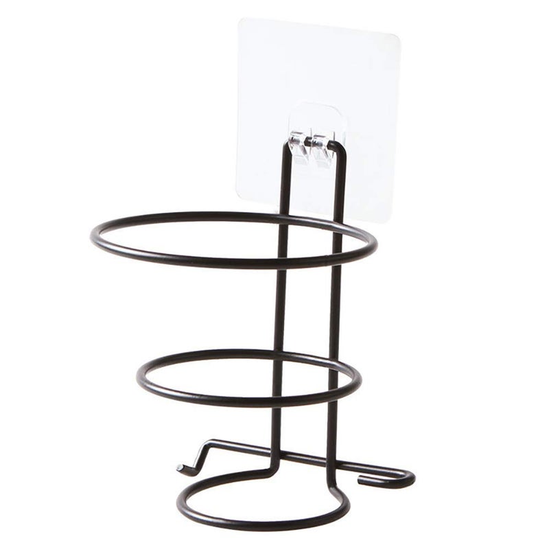 Generic INDIAN DECOR 314452 Hair Dryer Holder Wall Mounted Self Sticking Bathroom Hair Dryer Storage Rack  - Image 1