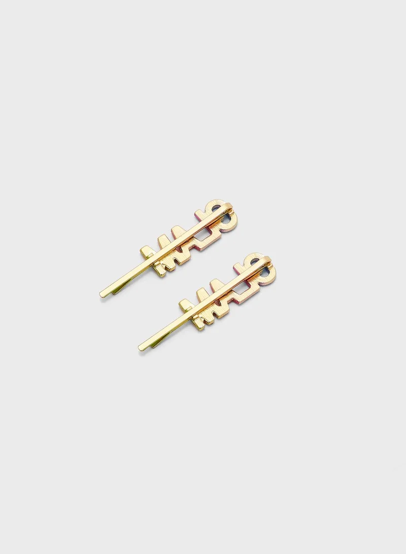Ginger Glam Hair Clip Set