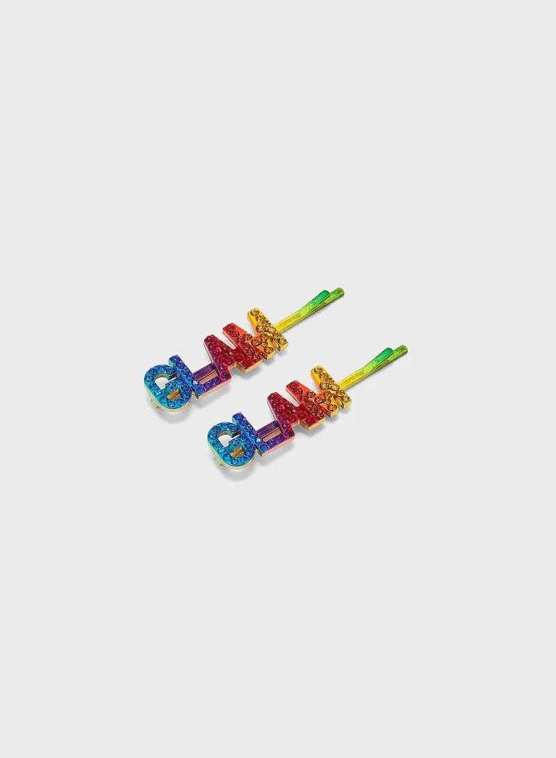 Ginger Glam Hair Clip Set