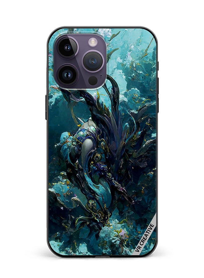 VR CREATIVE غطاء حماية لجهاز آبل آيفون 15 برو بتصميم متعدد الألوان - Image 1