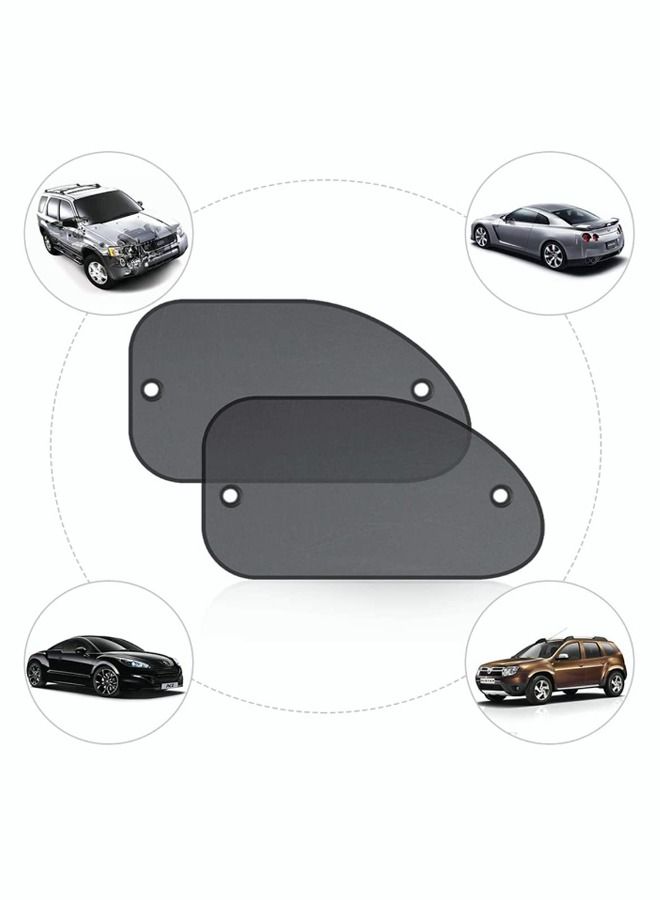 2 Pack Universal Car Window Shade Cling Sunshade for Car Windows Sun Glare and UV Rays Protection for Your Child Baby Side Window Car Sun Shades Blocks Over 98% of Harmful UV Rays - Image 5