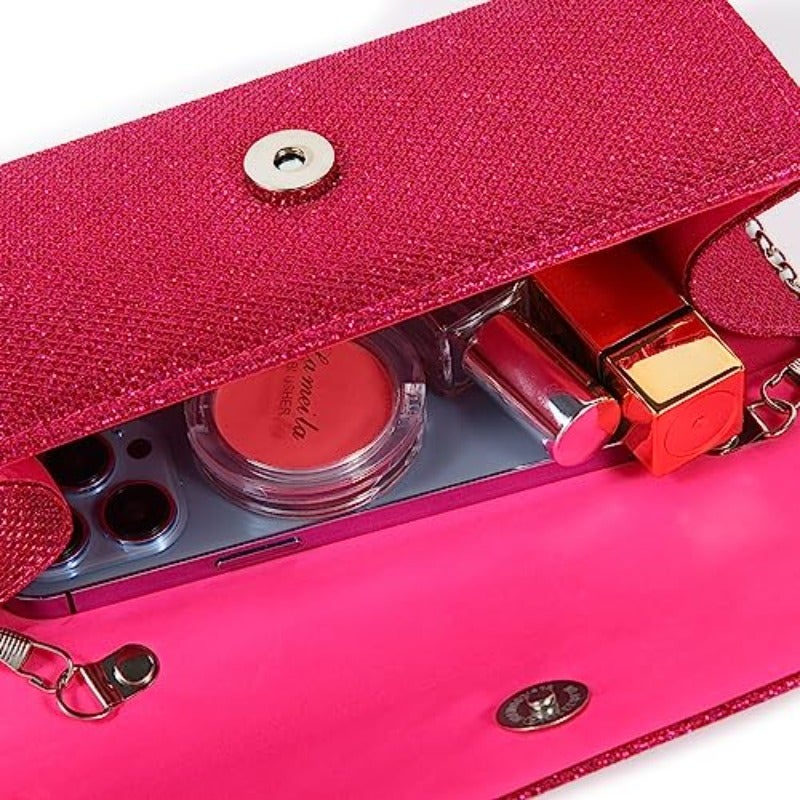lovyoCoCo Evening Bag Clutch Purses for Women Ladies Sparkling Party Handbag Wedding Bag - Image 5