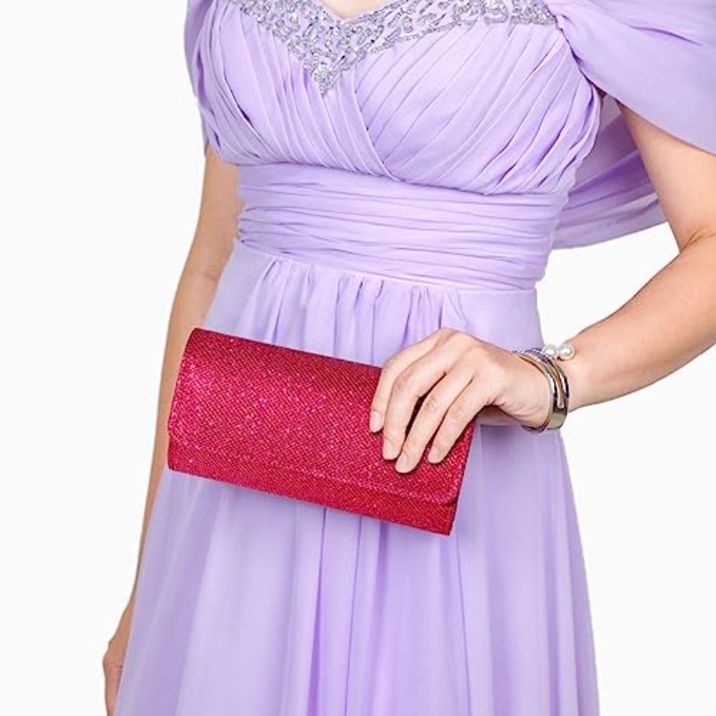lovyoCoCo Evening Bag Clutch Purses for Women Ladies Sparkling Party Handbag Wedding Bag - Image 3