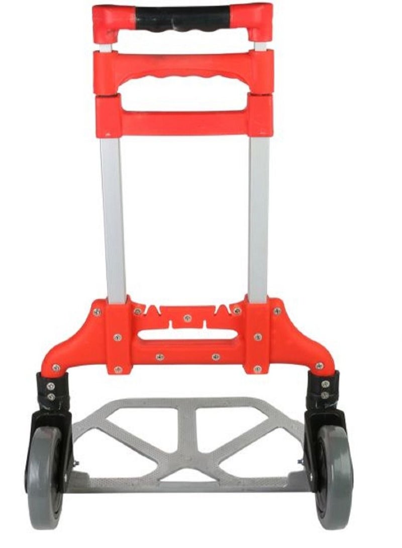 Heavy Duty Aluminum Hand Trolley With Adjustable Red