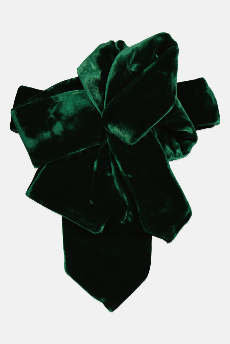 EMPORIO ARMANI Women Twisted Headband, Green  - Image 1