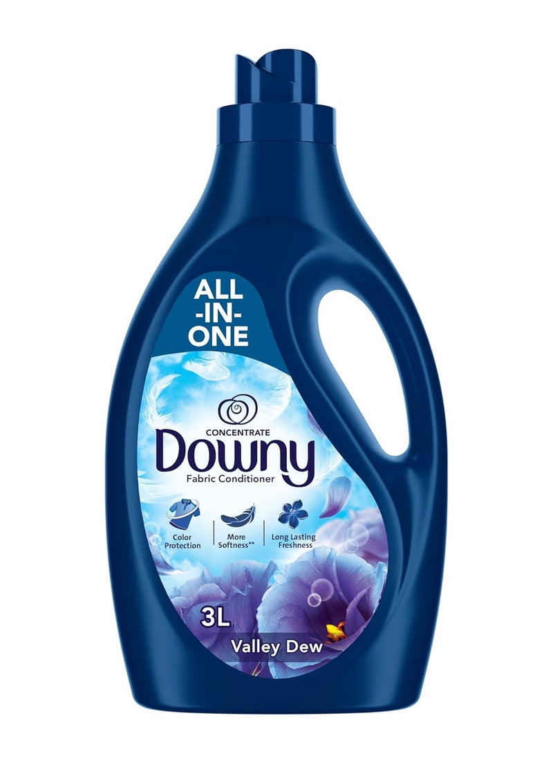 Downy Fabric Conditioner, Concentrate, Valley Dew  Variant, Color Protection, More Softness, Longer Lasting Freshness 3L = 9L  - Image 1