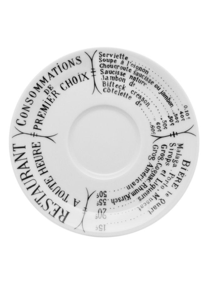 Pillivuyt Brasserie Saucer for Brasserie Espresso Cup - Image 1