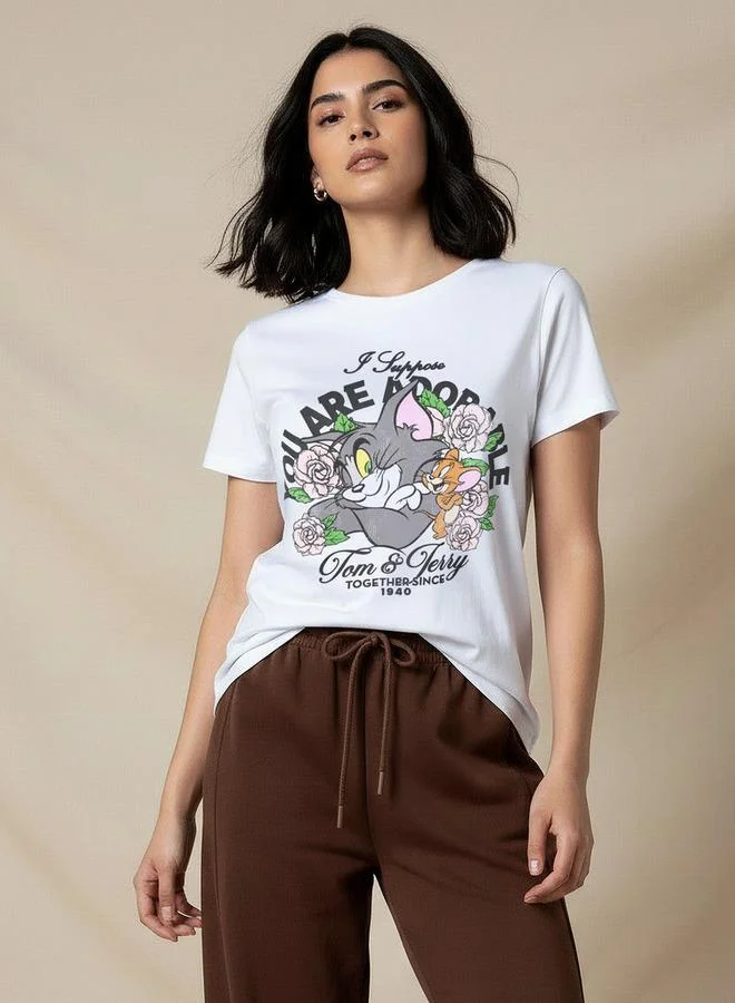 اس بي كاركترز Tom and Jerry T-shirt