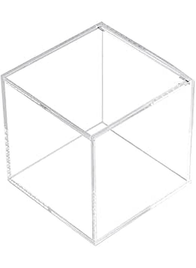Acrylic Square Coffee Cup Holder With Lid Desktop Storage Box For Kitchen - Image 1