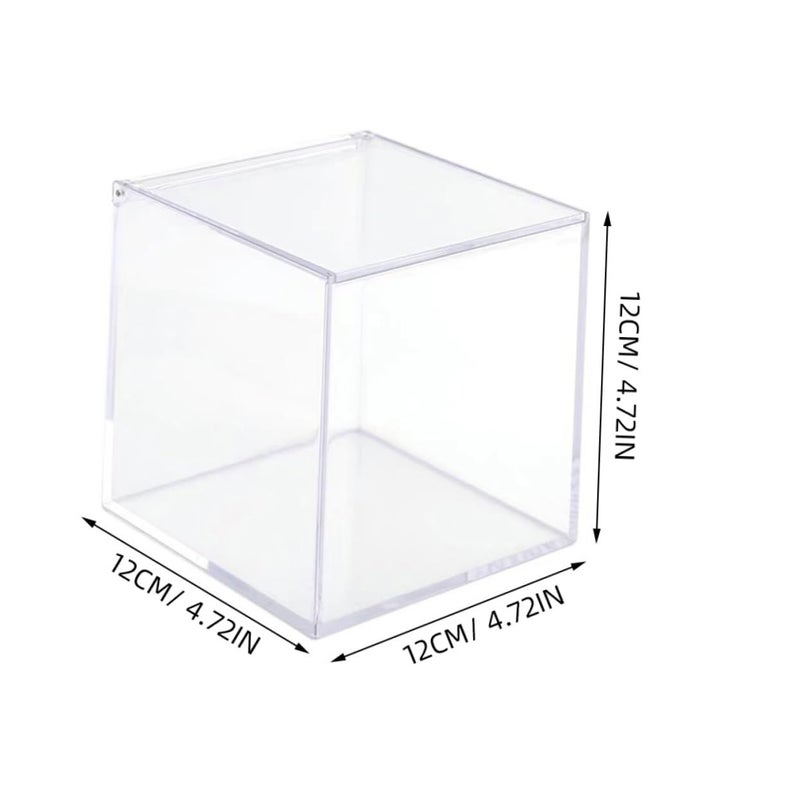 Acrylic Square Coffee Cup Holder With Lid Desktop Storage Box For Kitchen - Image 3