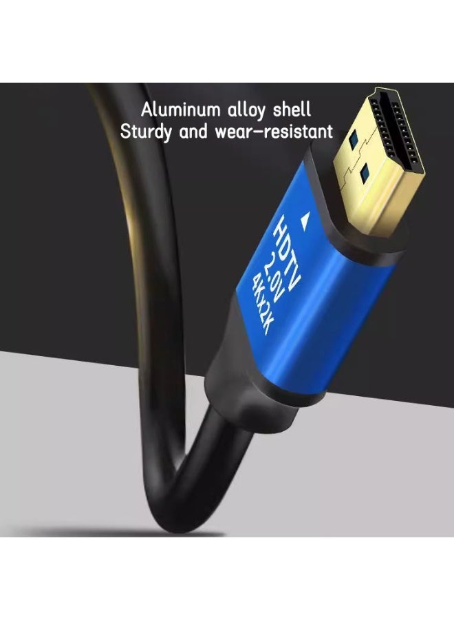 2-meter HDMI 2.0 cable, supports 4K high definition—supports 4K@60Hz, ultra-high speed HDMI cable, suitable for laptops, desktops, monitors, projectors, HDTVs, PS4, PS5, Xbox and Switch. - Image 3