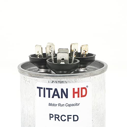 Packard Titan HD 45+5MFD, 440/370V, Round Capacitor - Image 3