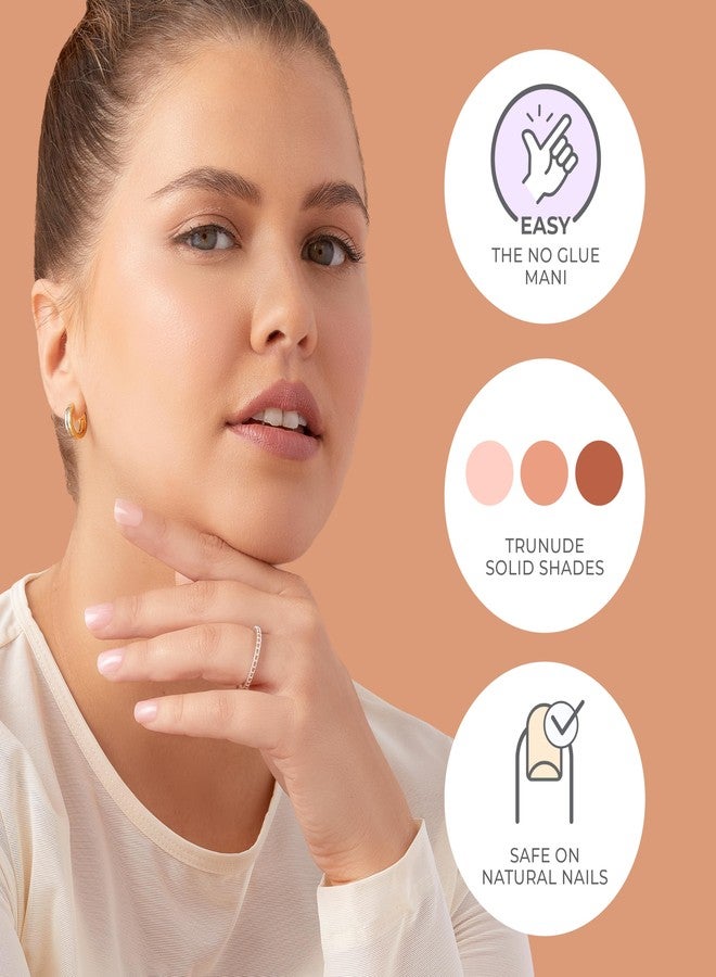 Impress أظافر كيس إيمبريس بدون غراء، عارية ولكن أفضل، 'سيرينيتي'، وردي متوسط، حجم متوسط، شكل لوز، تشمل 30 ظفر، وسادة تحضير، ورقة تعليمات، 1 عصا مانيكير، 1 ملف صغير - Image 3
