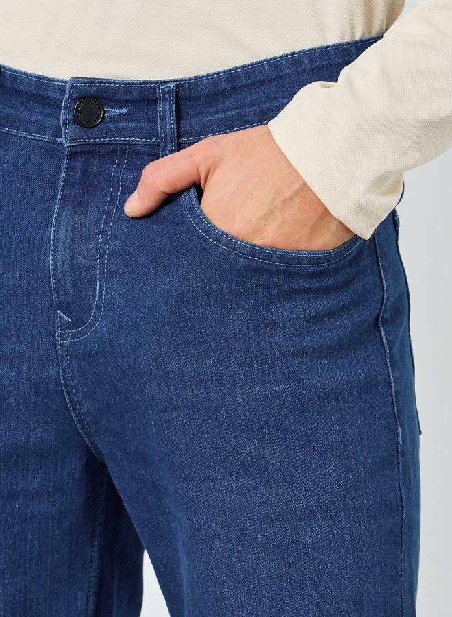 Styli Men Mid Rise Regular Fit Jeans - Image 3