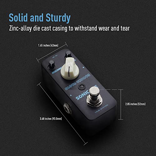 SONICAKE Chorus Pedal Chorus Guitar Pedal Guitar Effects Pedal Classic BBD Analog True Bypass - Image 5