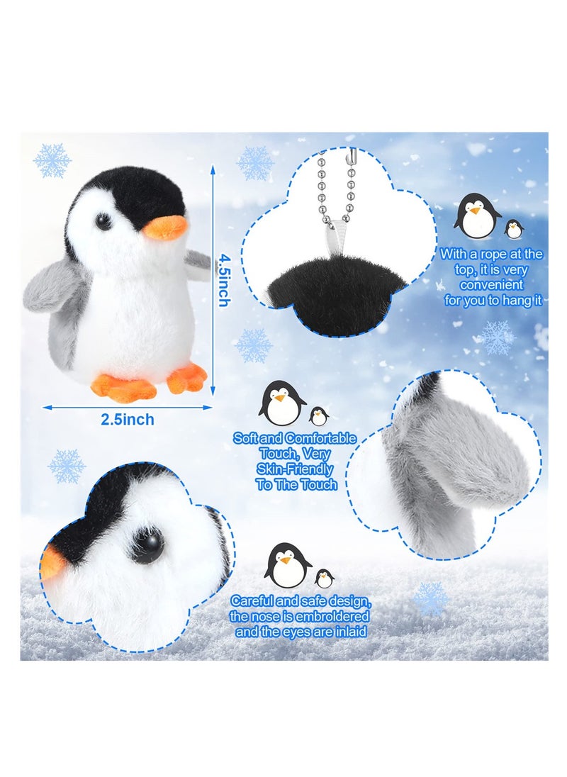 SYOSI - SYOSI, 7pcs Plush Stuffed Penguin Toys with Mom and Small Baby, Realistic Penguin Plushie Toy as Birthday Festival Gift for Kids Boys Girls, Sleep Partners - Image 1