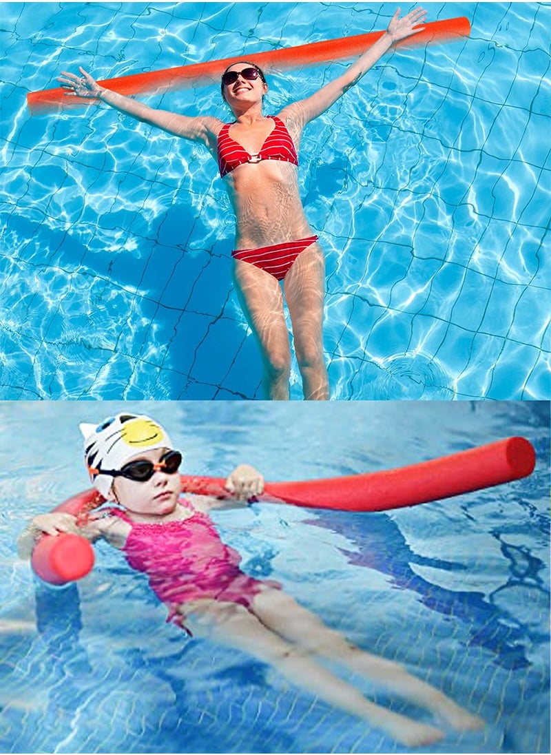 Swimming Noodle Swim Pool Noodle, Water Float Aid Noodles Foam Float, Suitable for Children and Adult, Kids Floatation Device Flexible Strong Noodle Swim Support, Solid Foam Swimming Stick