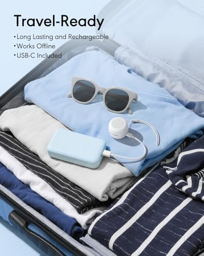 FLOWTUNE Sound Machine Flowtune White Noise Machine for Baby Adults, Mini Portable Sound Machine for Travel, 6H Timer, 18 Soothing Sleep Sounds Gift - Image 4