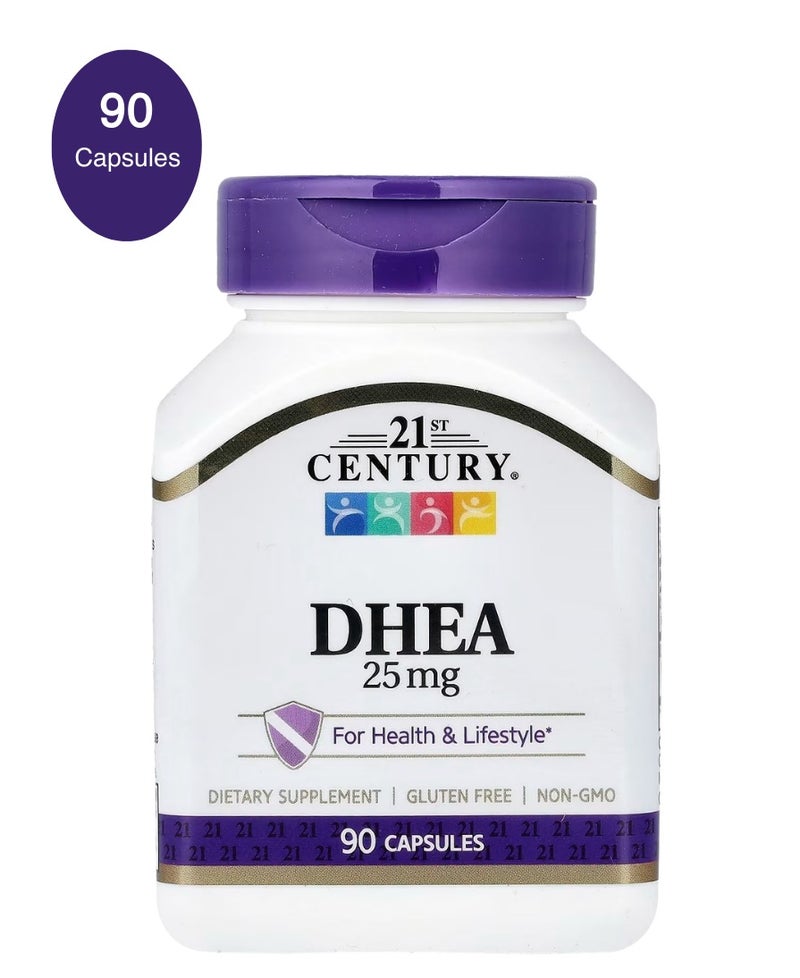 القرن الحادي والعشرون ديهيدرو إيبي أندروستيرون 25 ملغ 90 كبسولة - Image 1