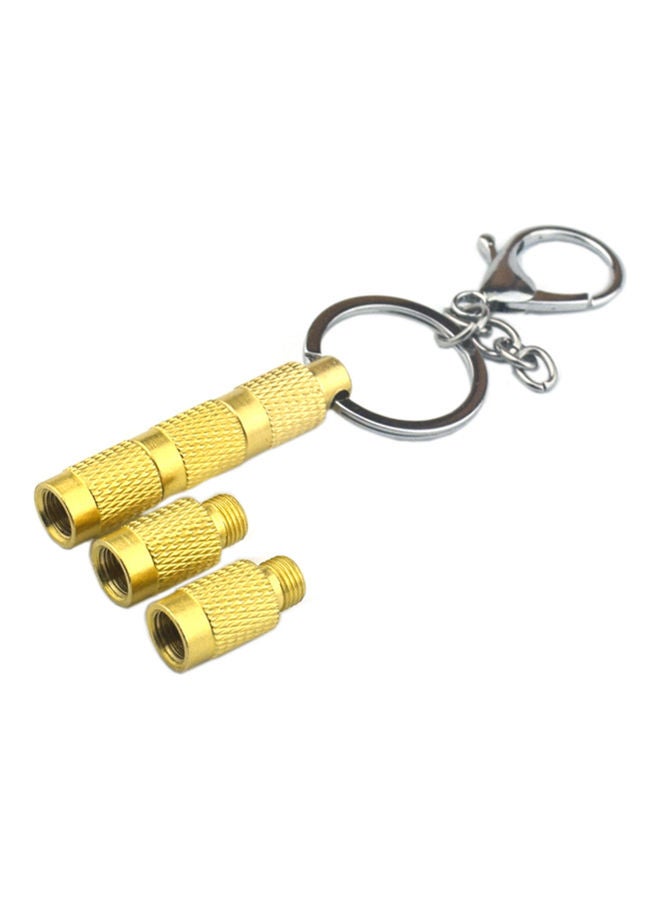 Generic Portable 5 in 1 Tire Deflator Tool with Valve Cap Keychain  - Image 5
