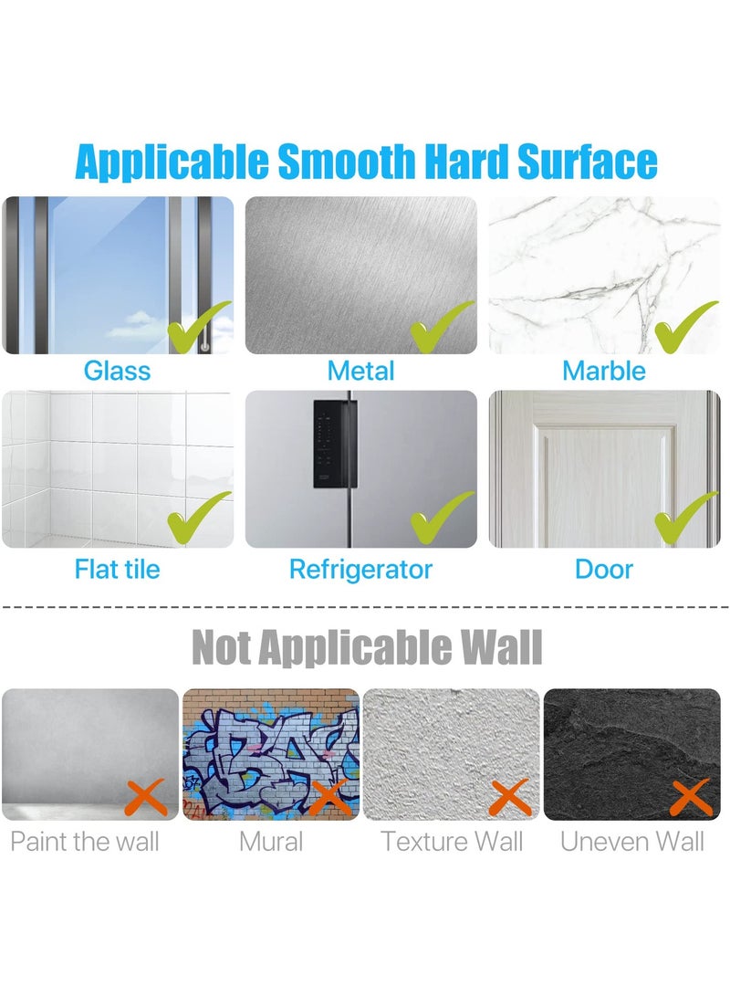 10 PCS Reusable Adhesive Wall Hooks Transparent , Waterproof and Oilproof For Bathroom Kitchen Heavy Duty  - Image 2