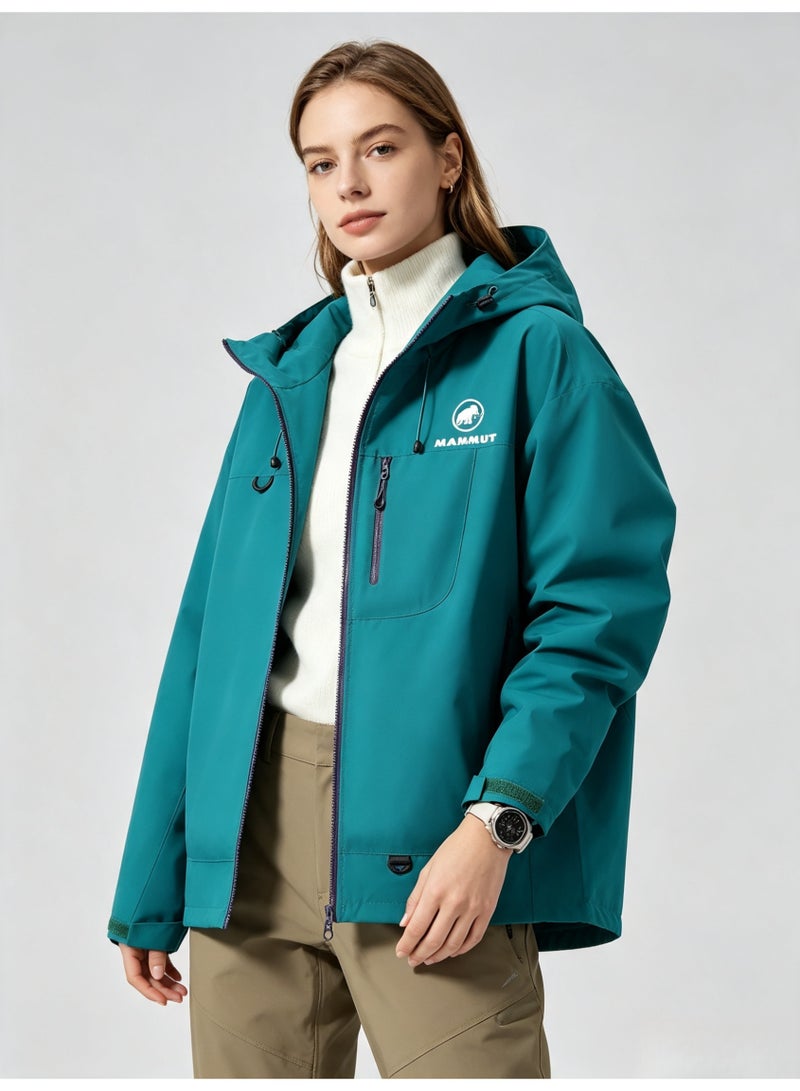 Mammut outdoor jacket for men and women windproof waterproof hooded mountaineering jacket - Image 2