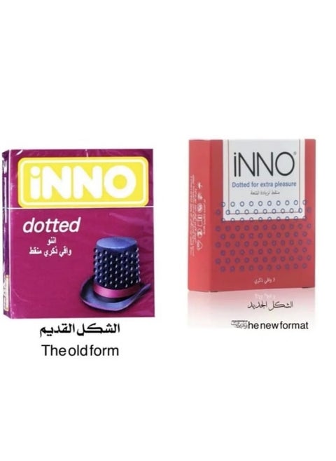 Dotted condom in the new shape