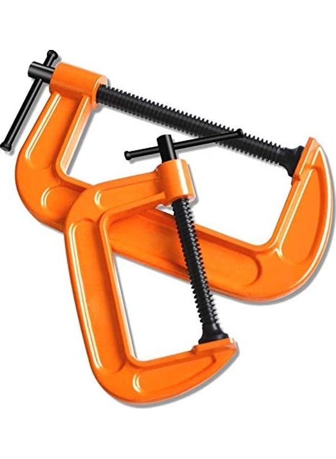 NIBEMINENT Heavy Duty G Clamp Tool Orange/Black 