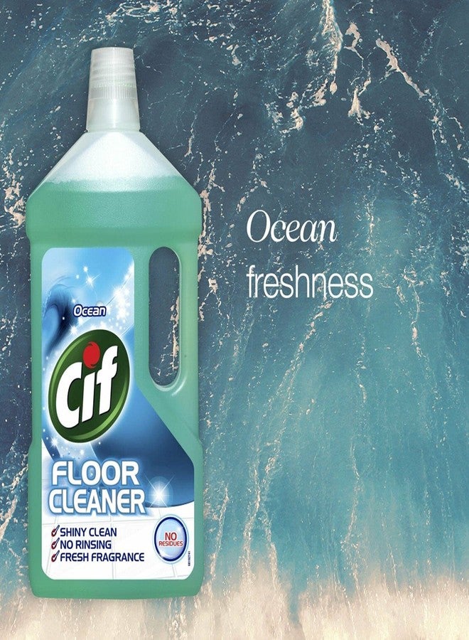 Cif Ocean Floor Cleaner against stubborn dirt for cleaning linoleum, vinyl and ceramic tiles 950 ml - Image 4