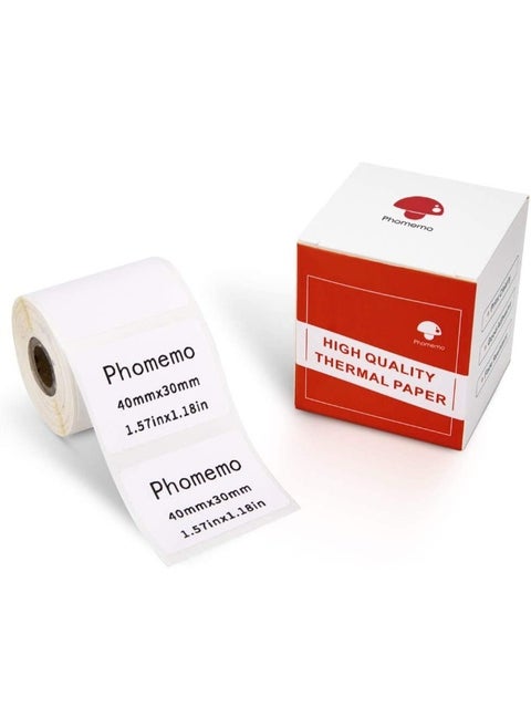 Labels for Phomemo M110 M120 M200 M220 Label Maker printer Self-Adhesive