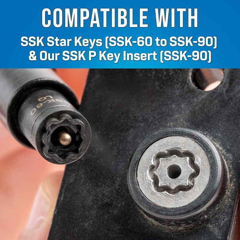Jonard Tools SSK-600 Star Key Can Wrench Kit for LQ & LB Patterns - Image 2