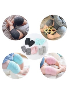 Cool Baby Baby Crawling Anti-Slip Knee Unisex Baby Toddlers Kneepads 5 Pairs Multi-Color  - Image 2