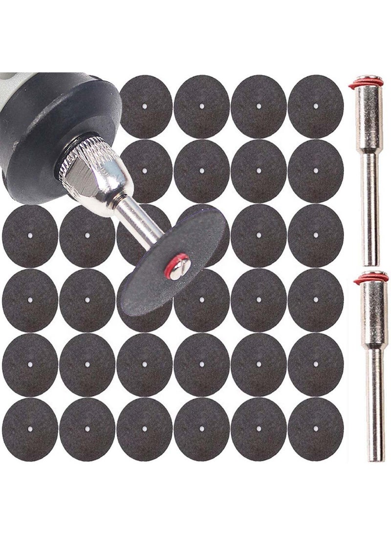 DIY Crafts DIY Crafts Pack Of 60 Pcs, Multi, 2 Pcs Mandrel/Connecting Shank, Abrasive Resin Cutting Disc Kit For Dremel Rotary(Pack Of 60 Pcs, Multi, 2 Pcs Mandrel/Connecting Shank)  - Image 1