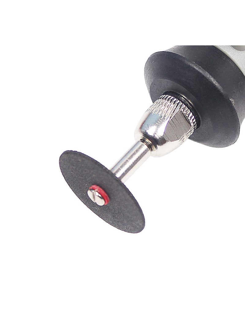 DIY Crafts DIY Crafts Pack Of 60 Pcs, Multi, 2 Pcs Mandrel/Connecting Shank, Abrasive Resin Cutting Disc Kit For Dremel Rotary(Pack Of 60 Pcs, Multi, 2 Pcs Mandrel/Connecting Shank)  - Image 4