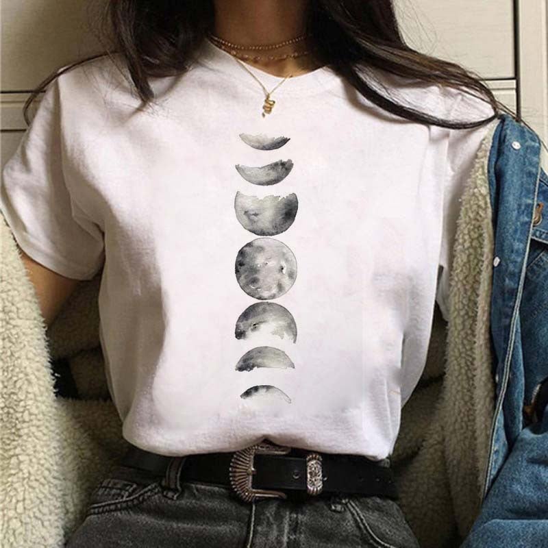 [Send on the same day] [pictures can be ordered *] [cross-border] women's short-sleeved T-shirt - Image 2