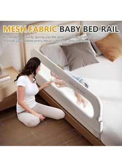 Arabest Toddler Bed Rails for Crib, Foldable Bed Rail for Toddlers, Portable Baby Bed Rails Guard Bumper for Baby Kids, Safe Bed Side Rail for Twin, Queen, King, Full Size Beds (180cm)  - Image 5