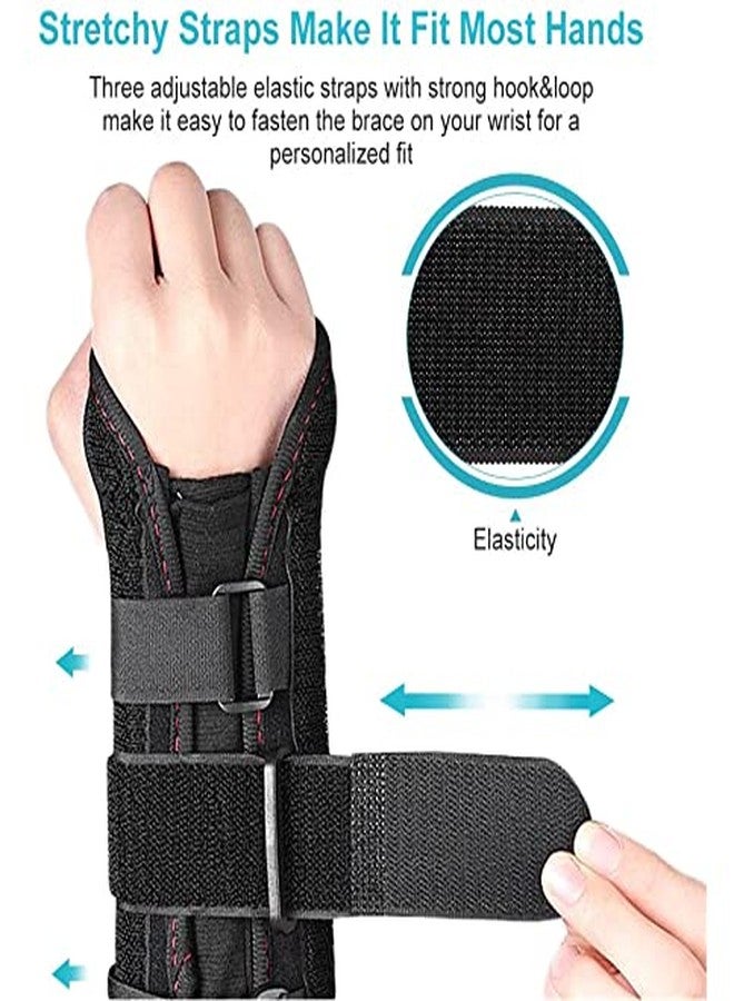 Xemz Carpal Tunnel Splint Brace, Adjustable Night Sleep Wrist Support Brace with Aluminum Bar, Hand Support Wrist Splint for Men Women Tendinitis Arthritis Joint Pain Relief, Fits Left and Right Hand - Image 5