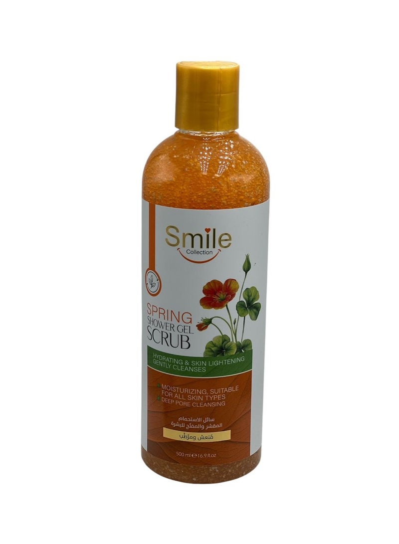 Smile spring shower gel scrub 500 ml