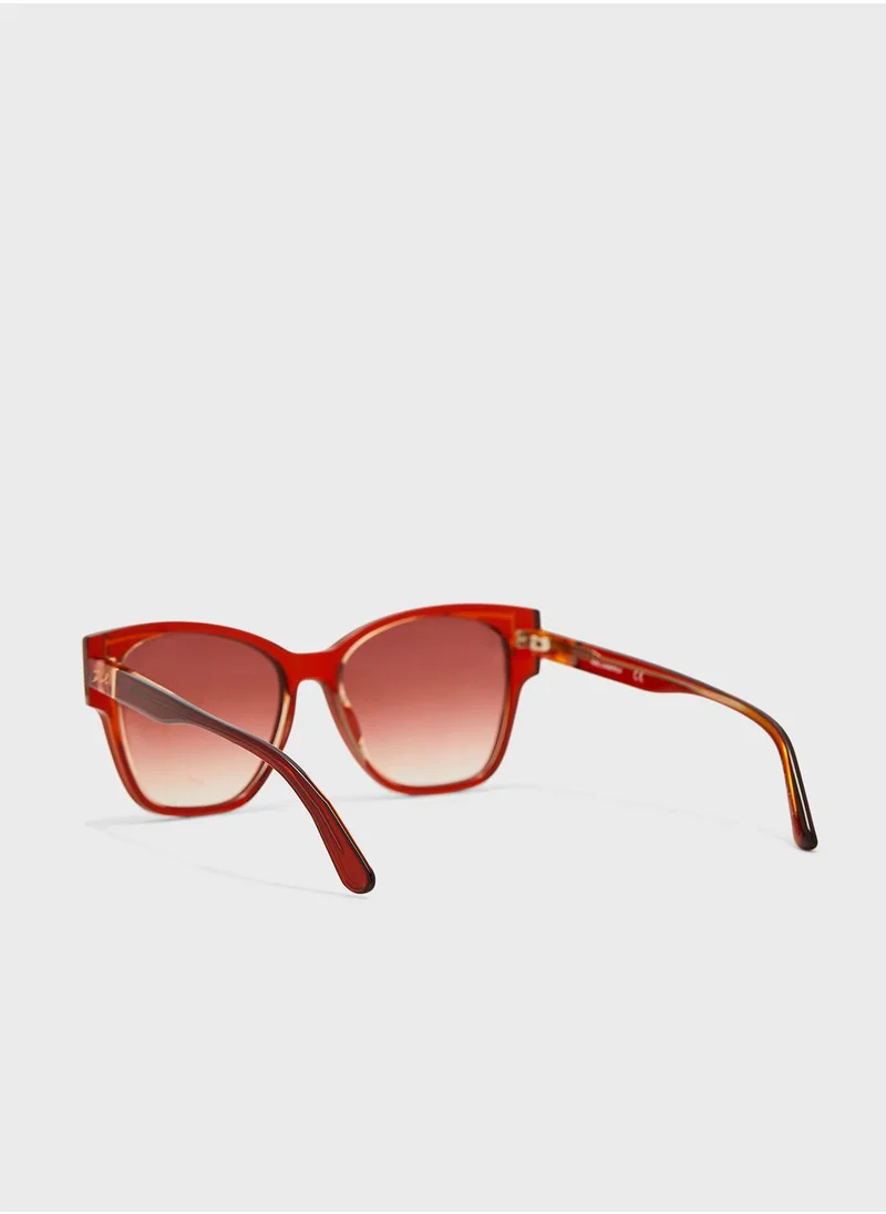 Karl Lagerfeld Butterfly Shape Sunglasses