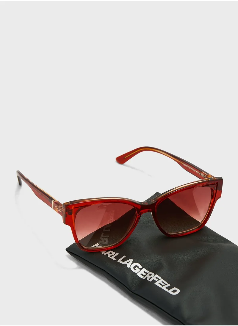 Karl Lagerfeld Butterfly Shape Sunglasses