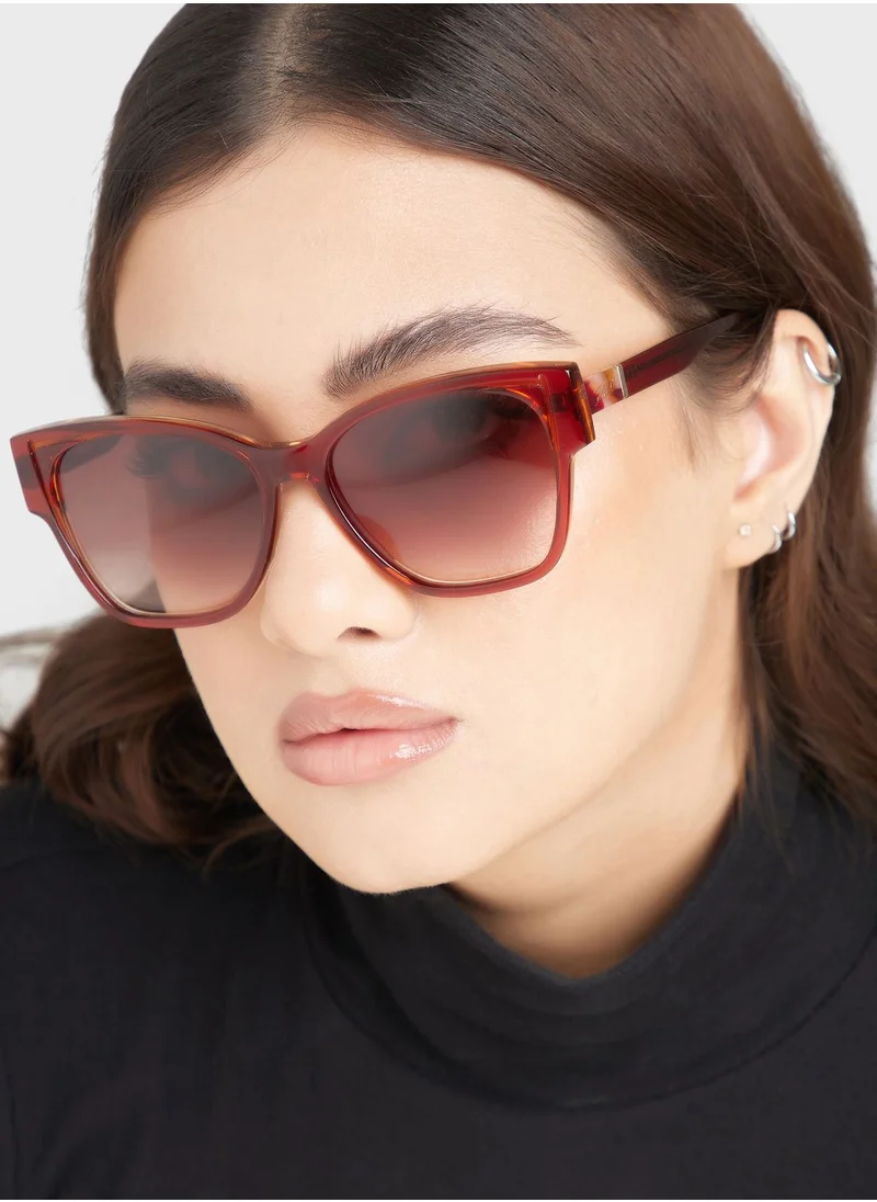 Karl Lagerfeld Butterfly Shape Sunglasses
