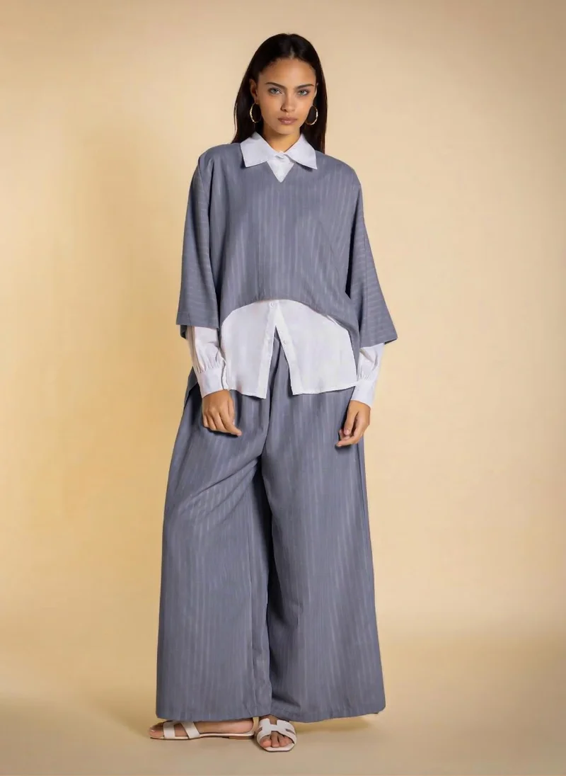 شايبس STRIPE SHIRT SET