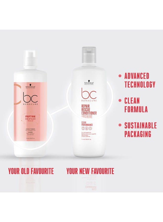 BC Bonacure بلسم BC BONACURE Peptide Repair Rescue، 33.8 أونصة - Image 3