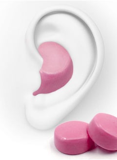 HASPRO HASPRO [6-Pair Pack] Soft Silicone Earplugs for Sleeping, Swimming & Bathing, Anti-Snoring, Noise Cancelling Reusable Earplugs. Adults & Children (Pink)  - Image 4